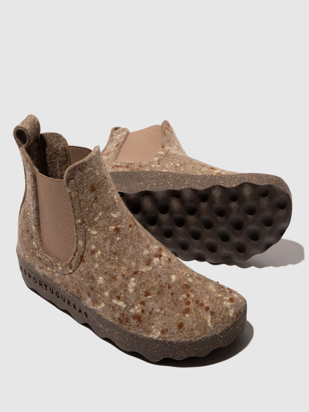 Botins Chelsea em Taupe