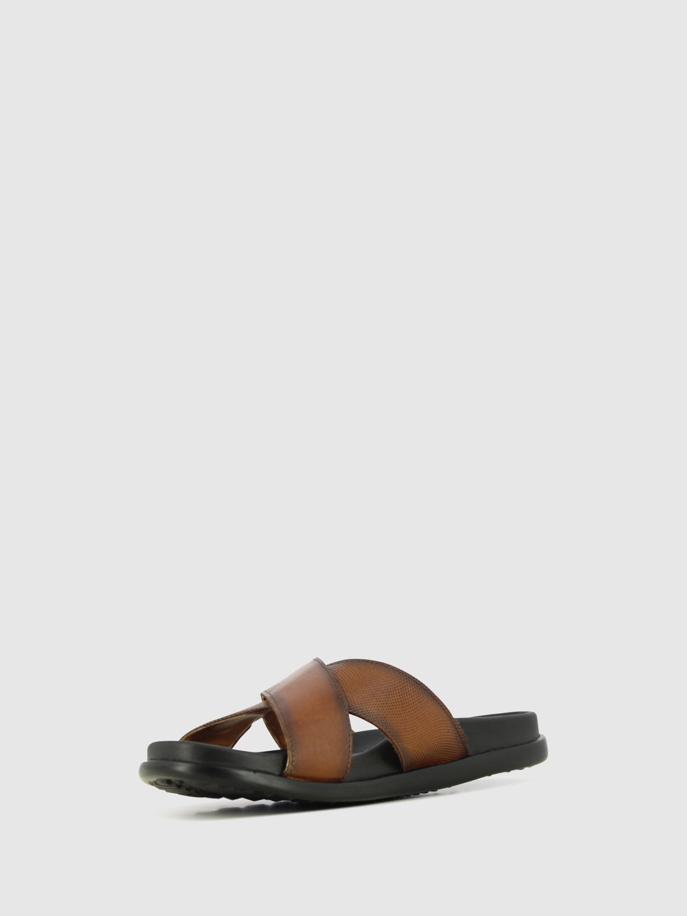 Sandálias com Velcro em Castanho Claro