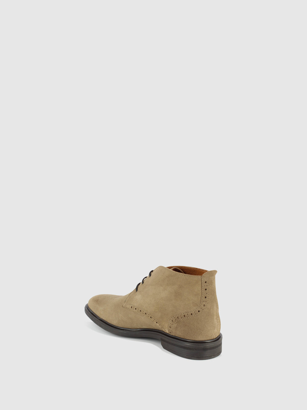 Botins com Atacadores em Taupe