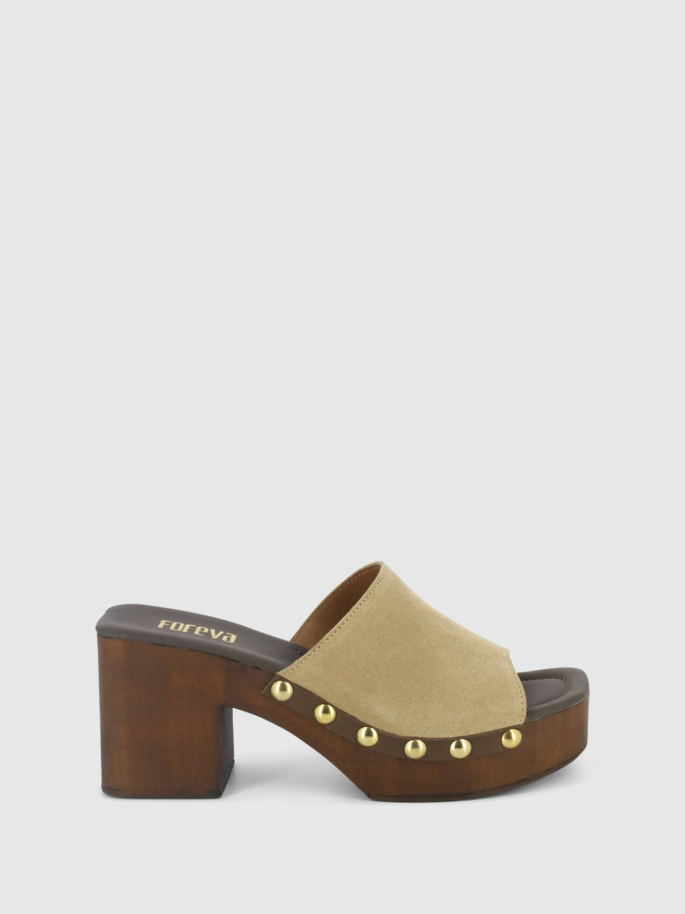 Socas de Plataforma em Taupe