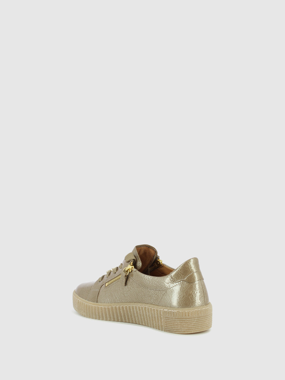 Sapatos com Atacadores em Taupe
