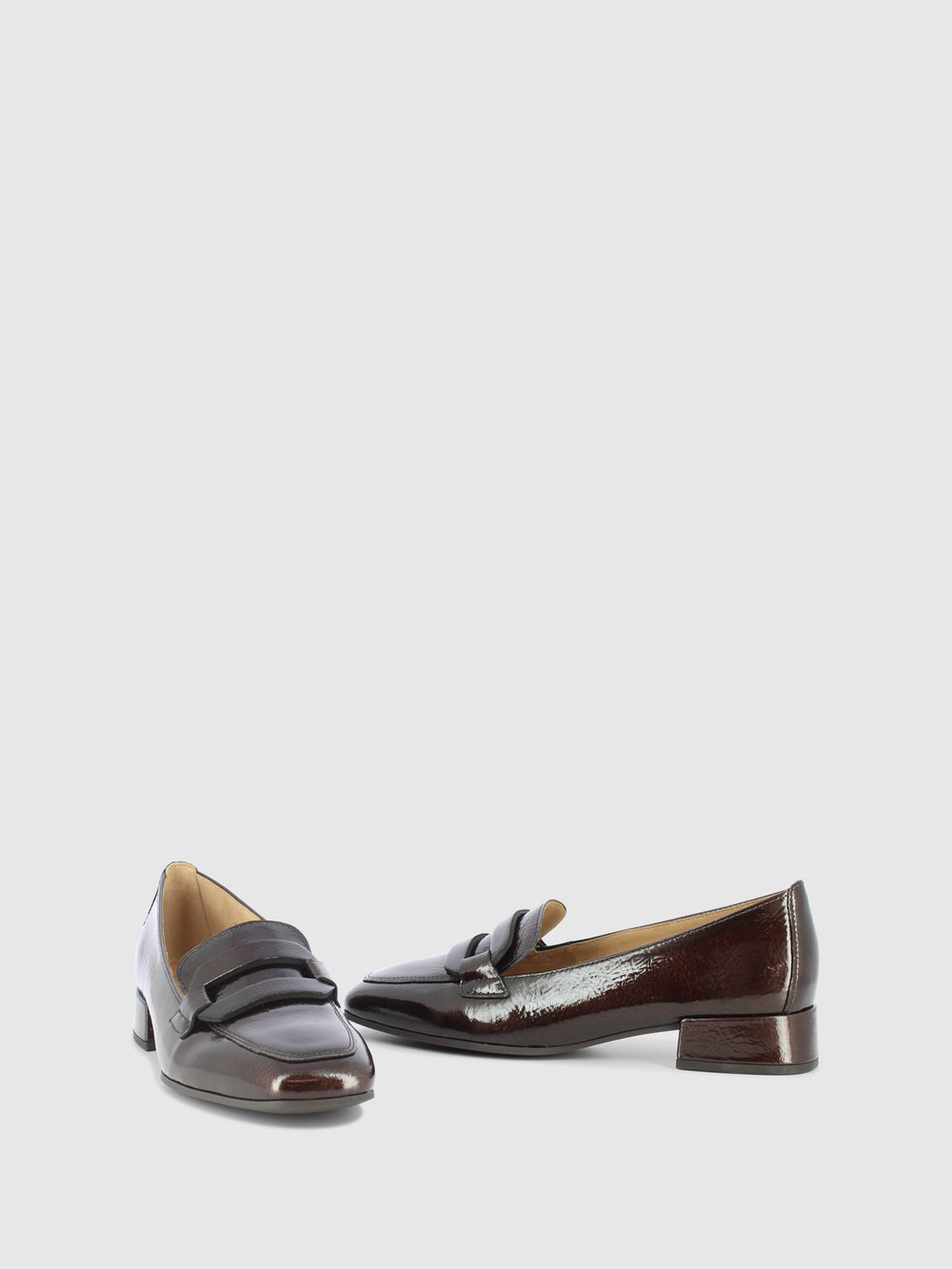Sapatos Mocassins em Castanho
