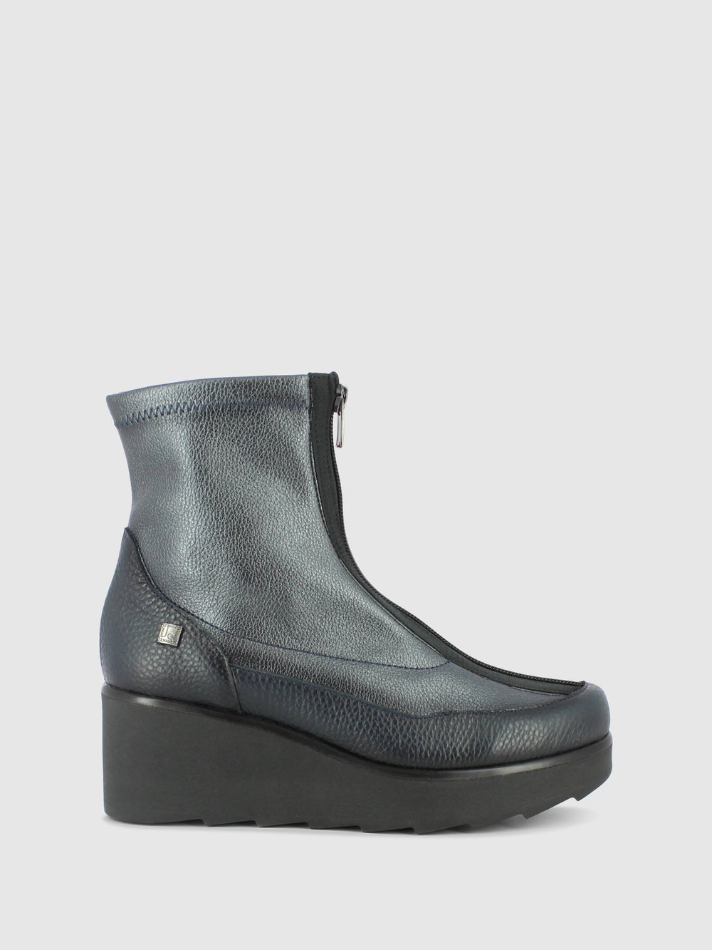 Botins de Cunha em Azul