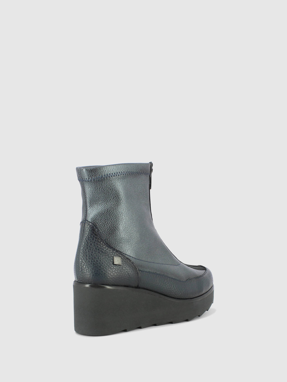 Botins de Cunha em Azul