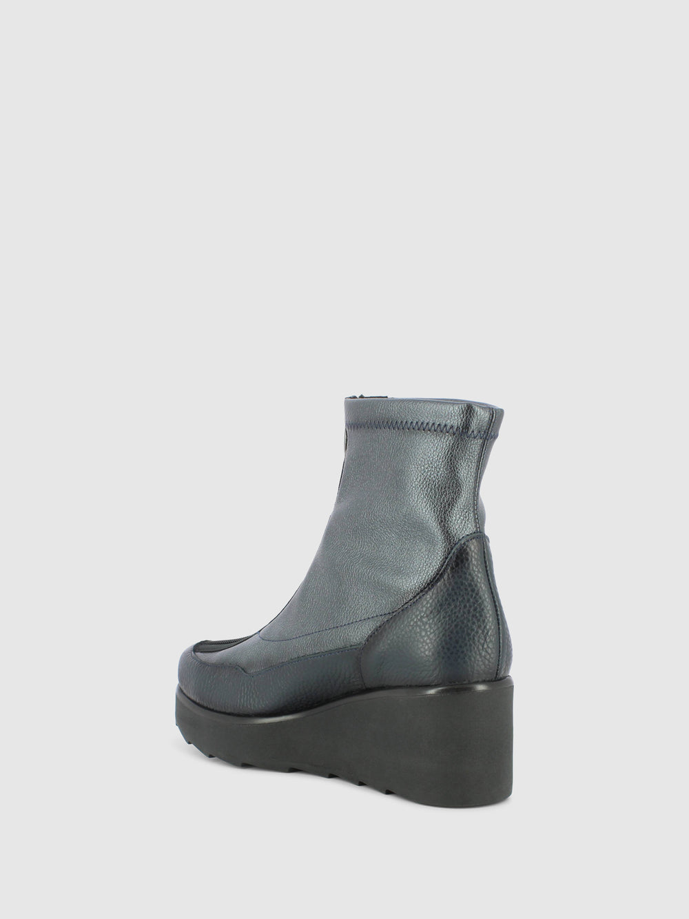 Botins de Cunha em Azul