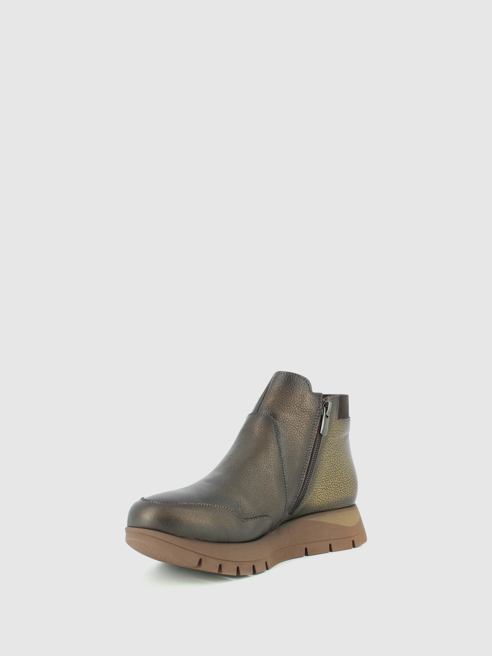 Botins com Fecho em Castanho