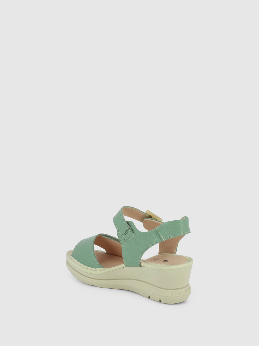 Sandálias com Velcro em Azul Aquamarine