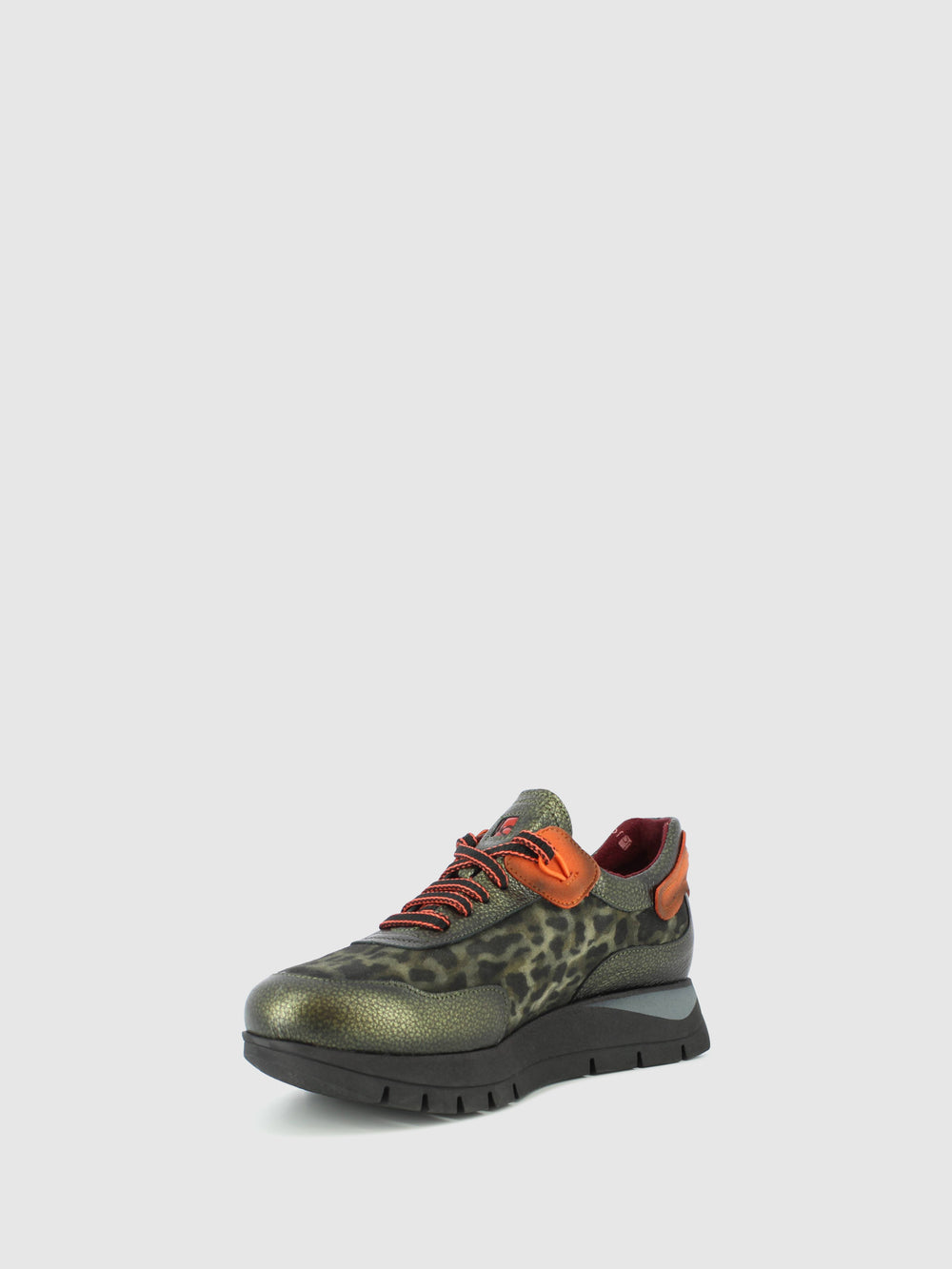Sapatos com Atacadores em Khaki