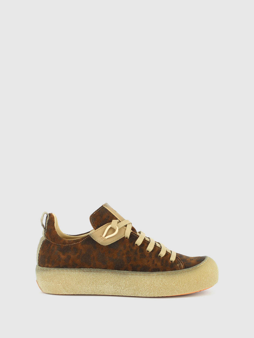 Sapatos com Atacadores em Leopardo
