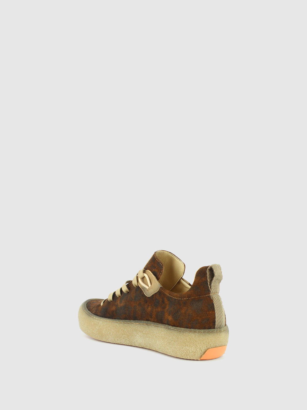 Sapatos com Atacadores em Leopardo