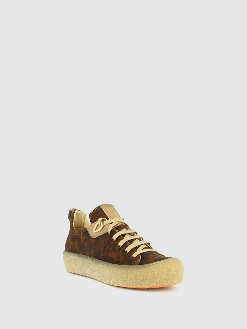 Sapatos com Atacadores em Leopardo