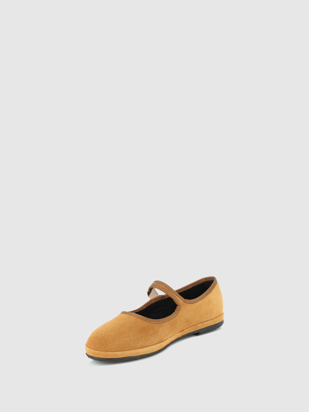 Sapatos com Fivela em Camel