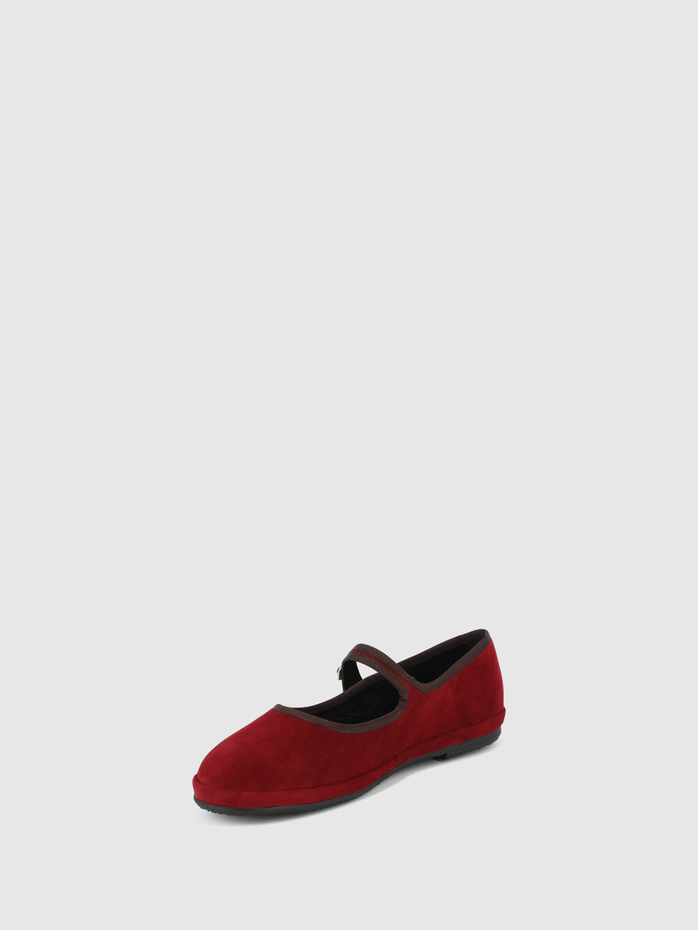 Sapatos com Fivela em Vermelho