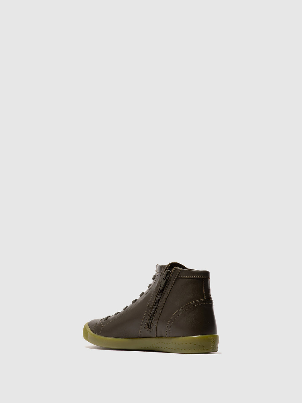 Botins com Atacadores em Verde Tropa