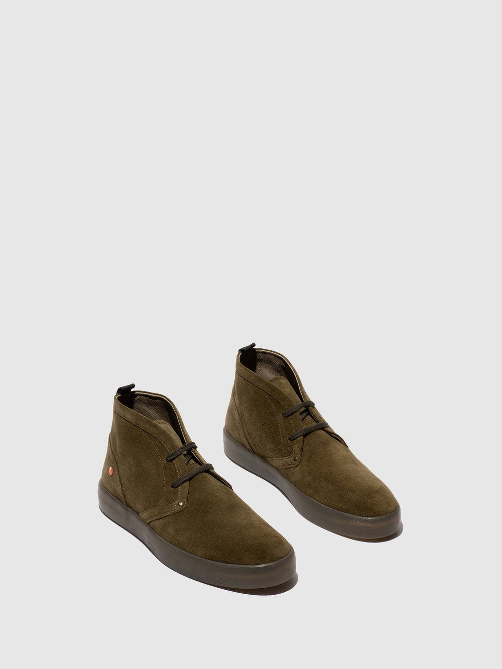 Botins com Atacadores em Verde Tropa