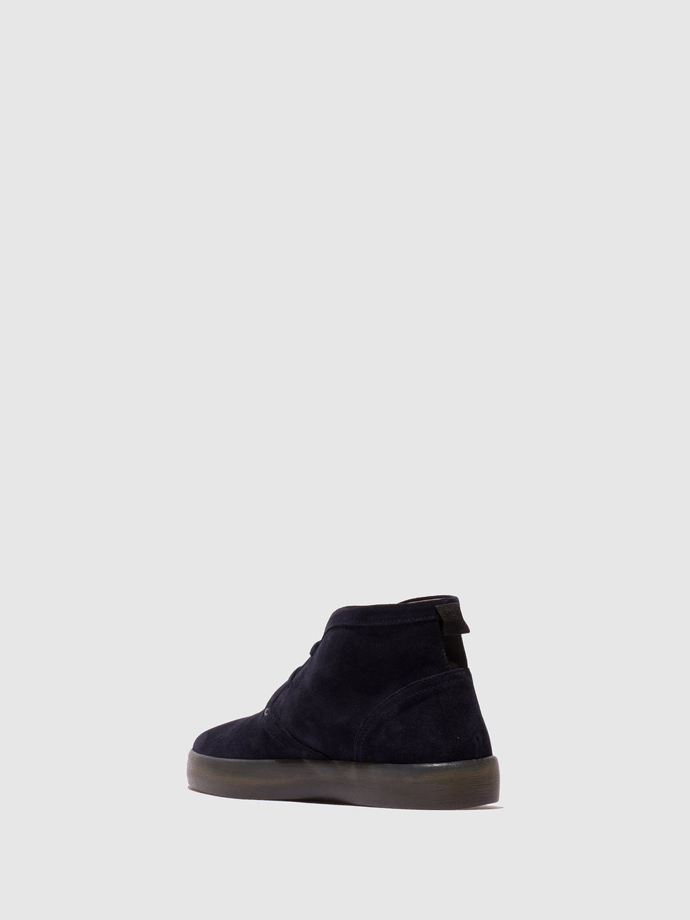 Botins com Atacadores em Azul Marinho