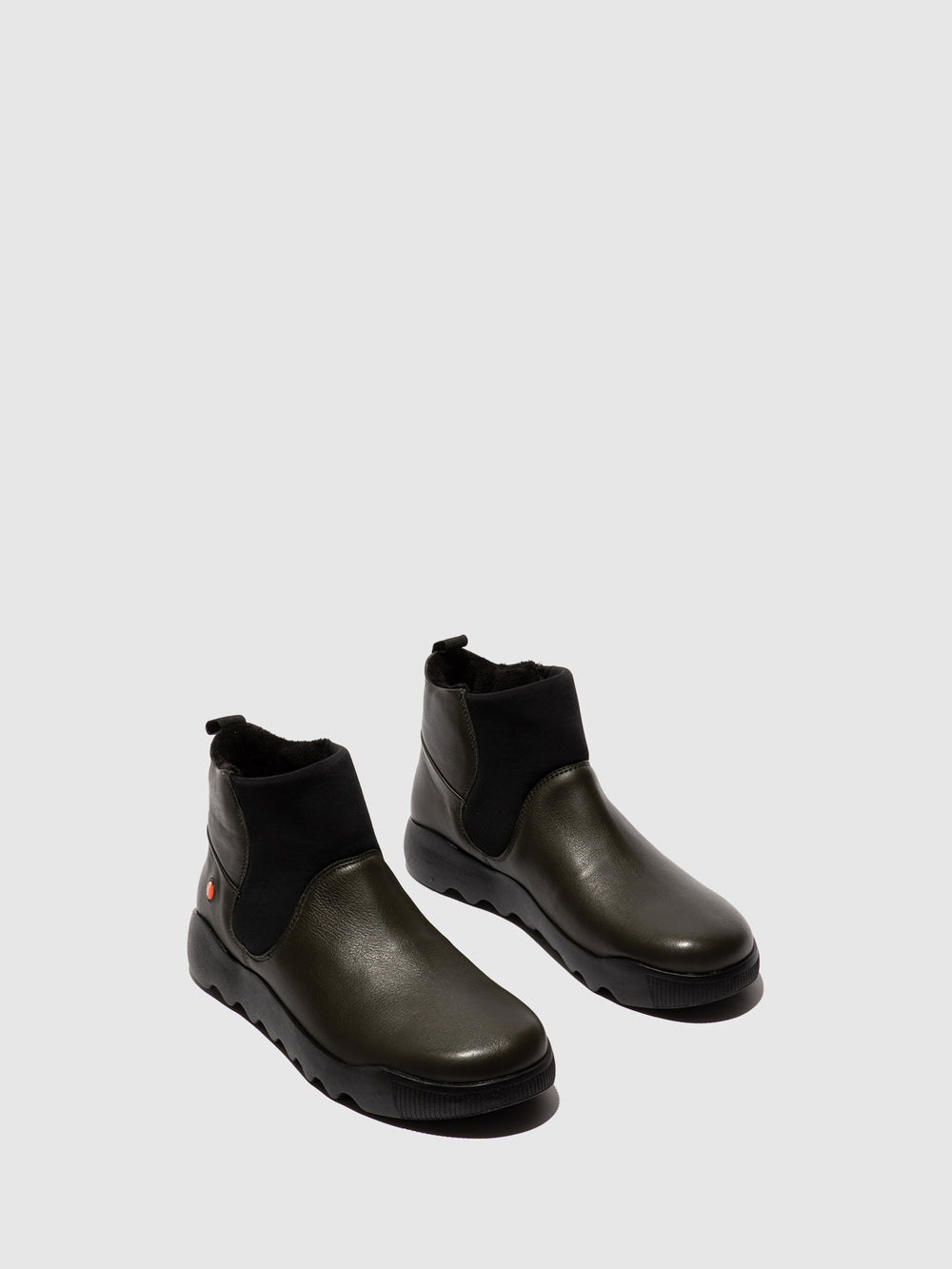 Botins com Elástico em Verde Tropa