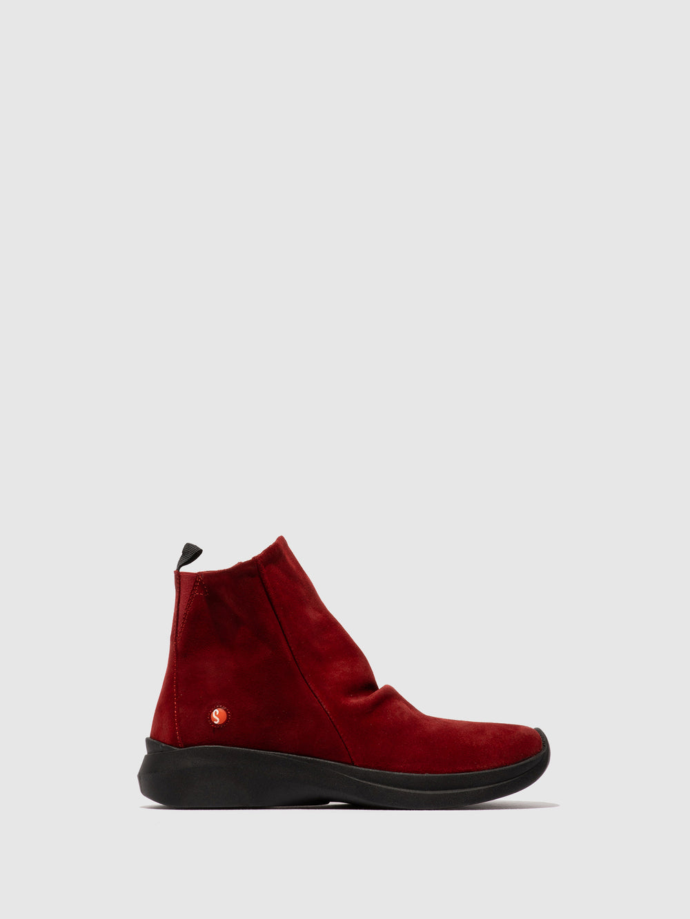 Botins com Fecho em Vermelho