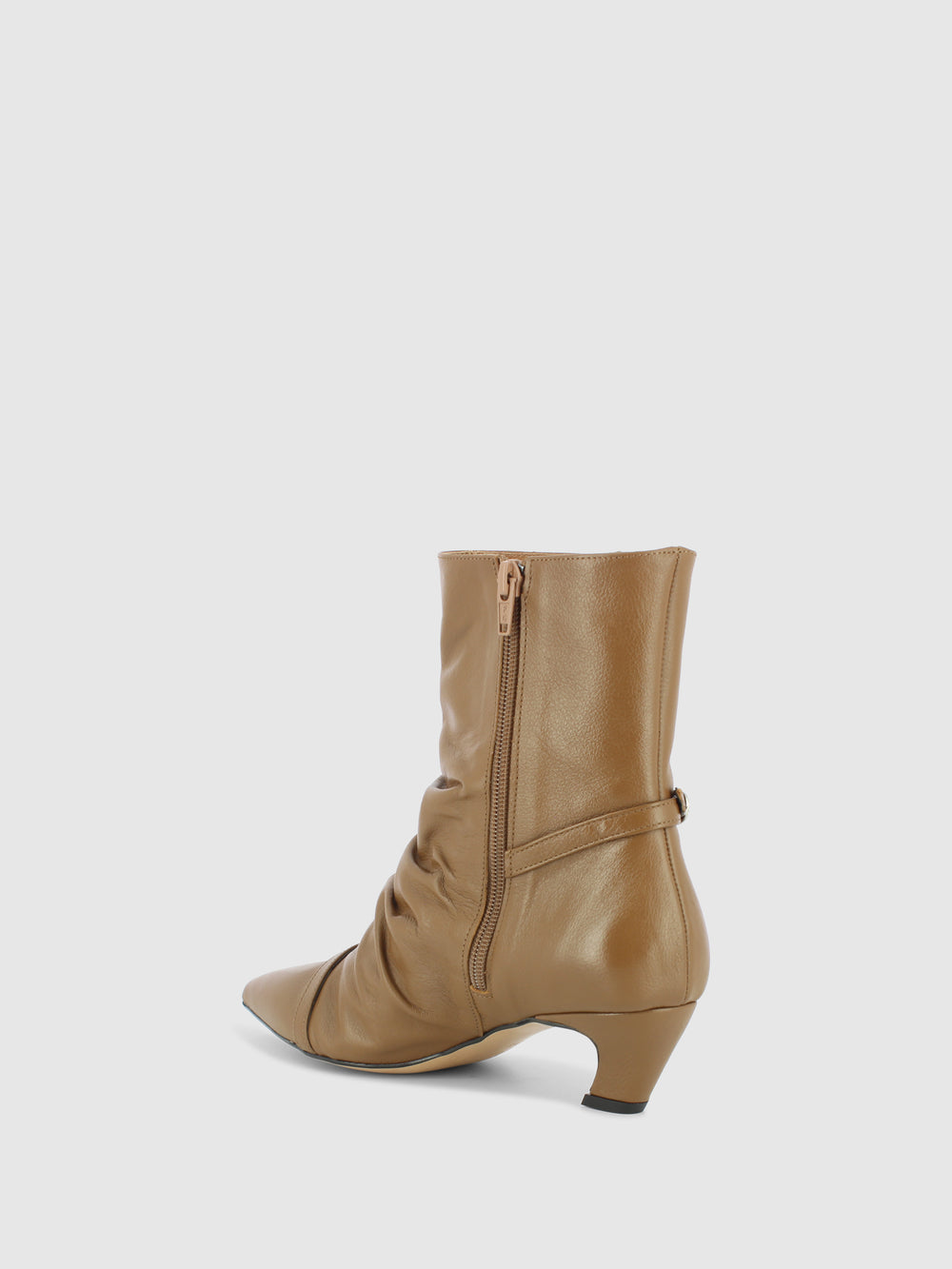 Botins com Fecho em Verde Oliva