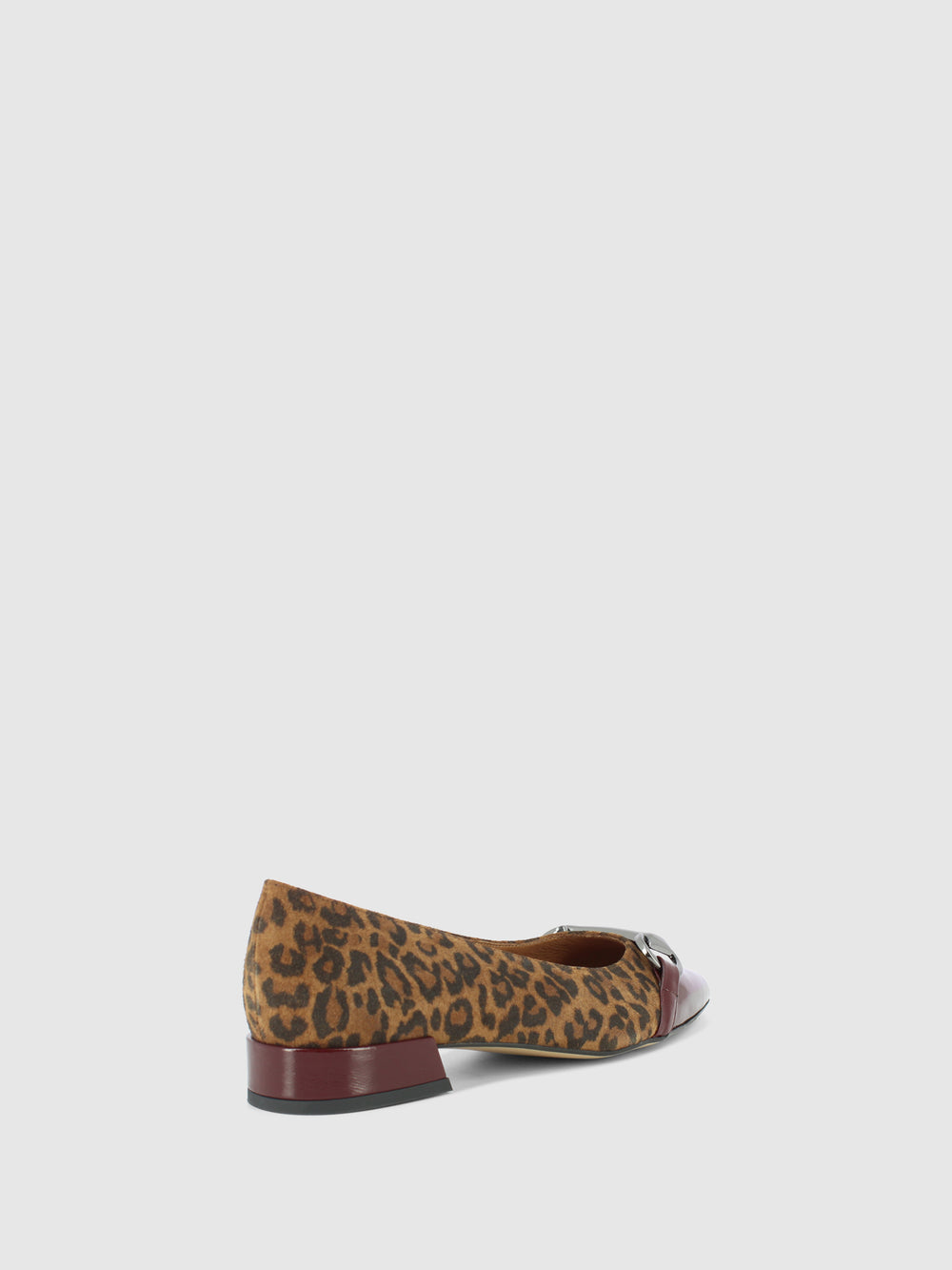 Sapatos com Fivela em Bordeaux