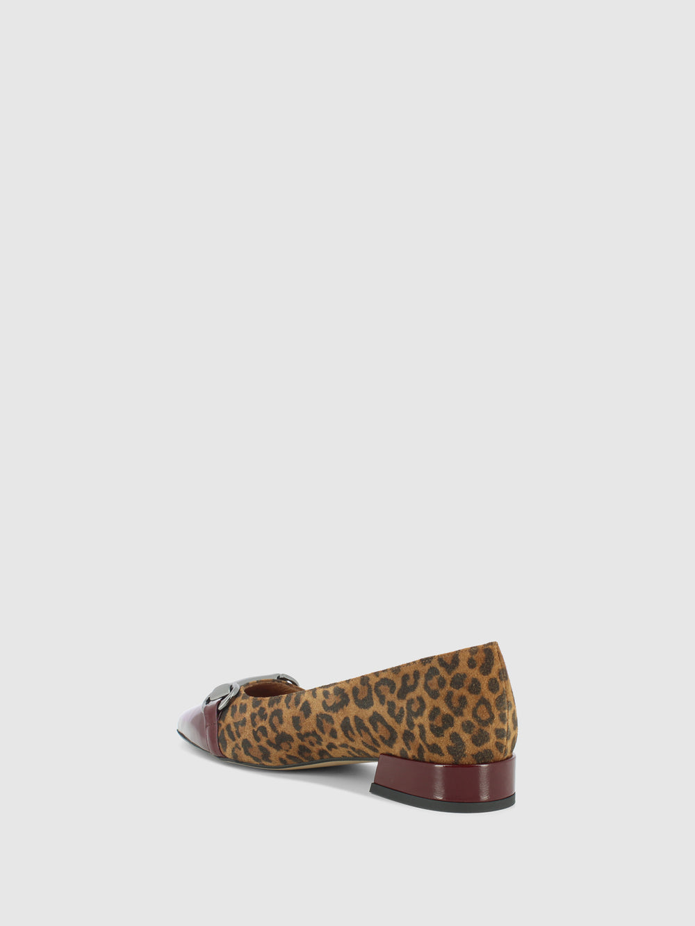 Sapatos com Fivela em Bordeaux