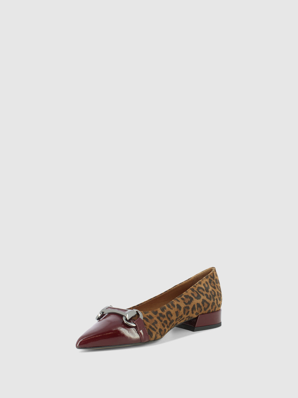 Sapatos com Fivela em Bordeaux