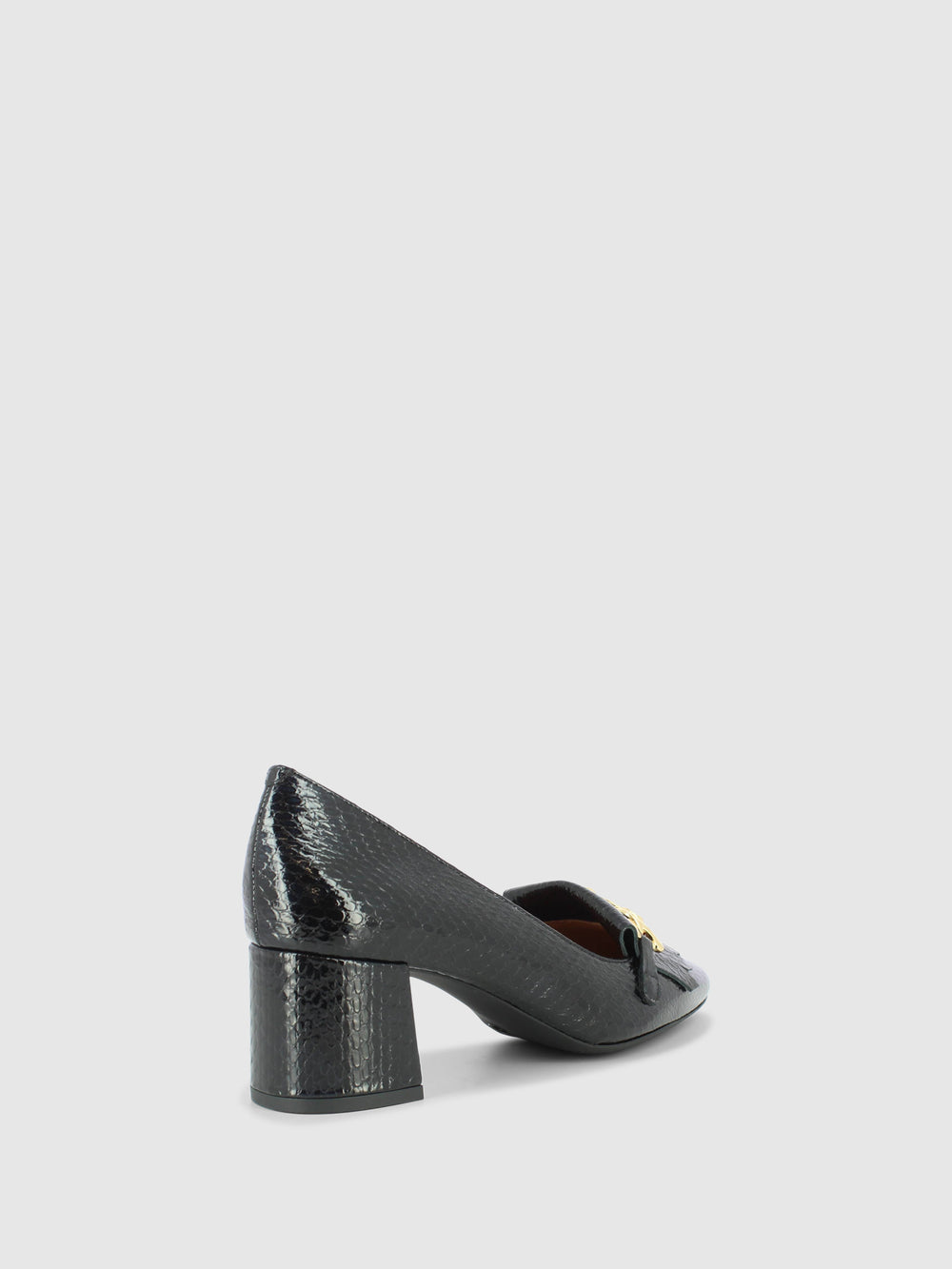 Sapatos com Apliques em Preto