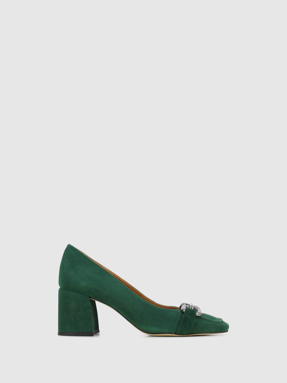 Sapatos com Apliques em Verde