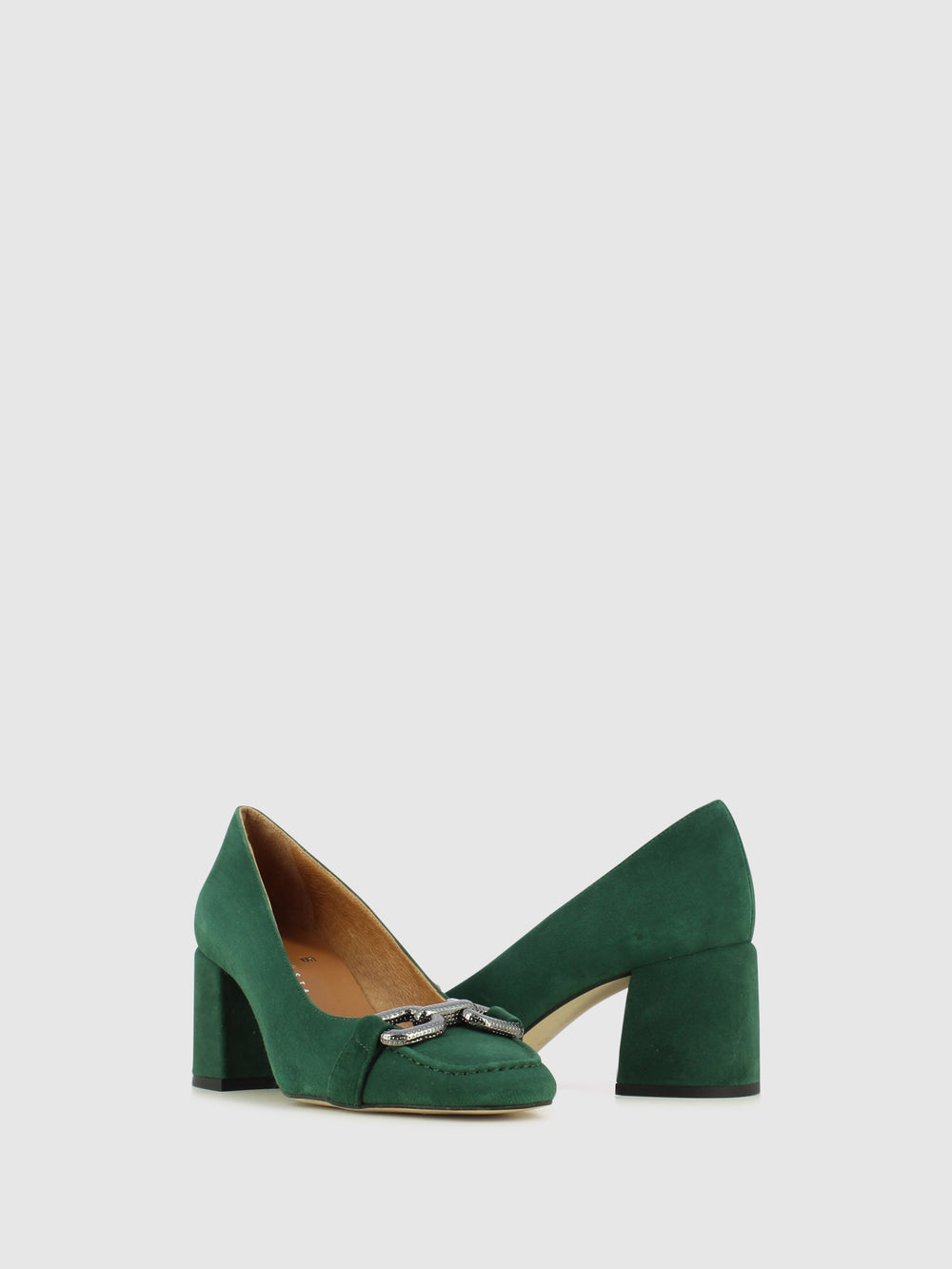 Sapatos com Apliques em Verde