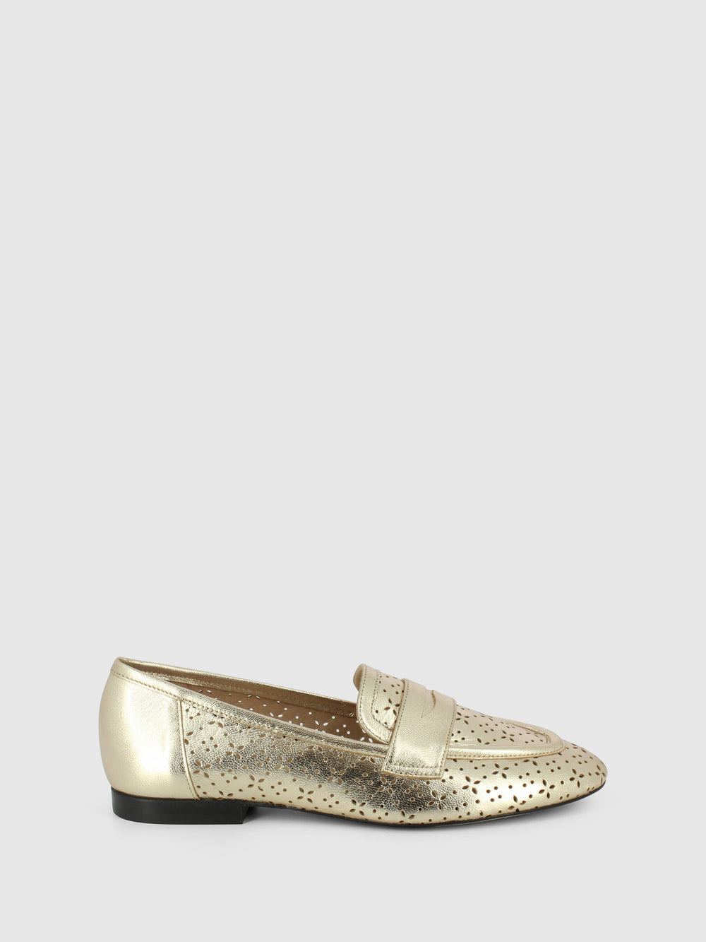 Sapatos Loafer em Champanhe