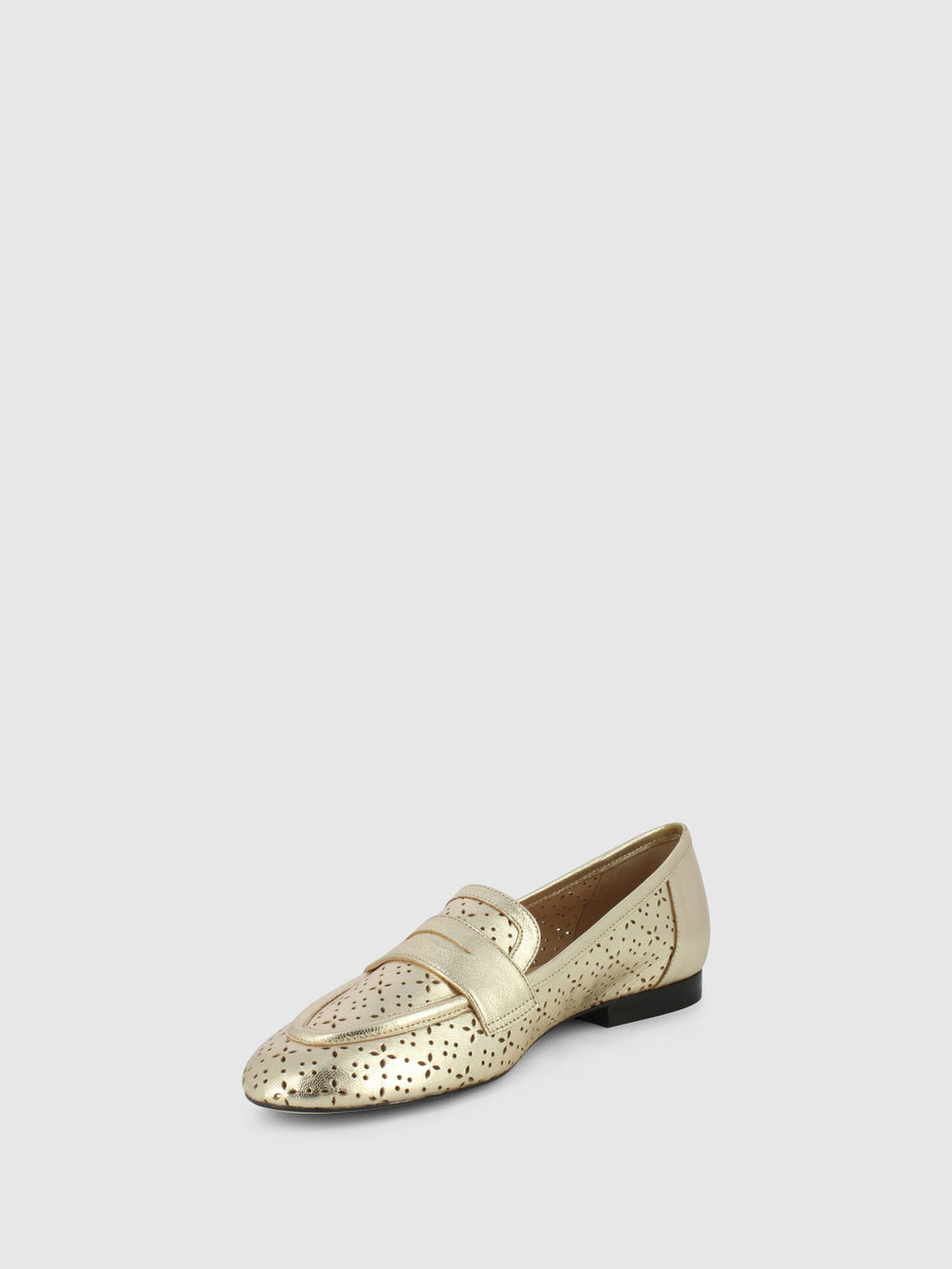 Sapatos Loafer em Champanhe