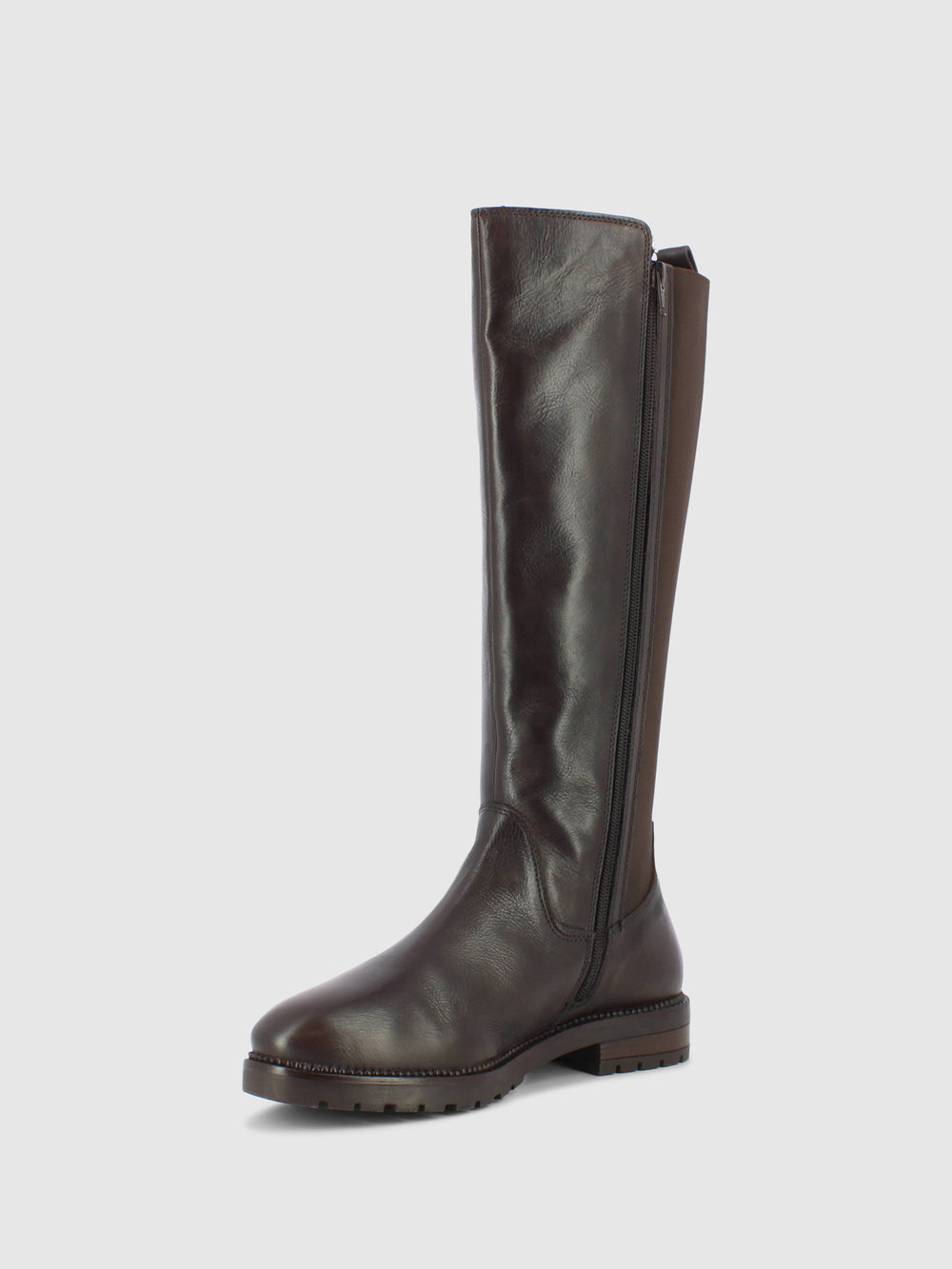 Botas com Fecho em Castanho