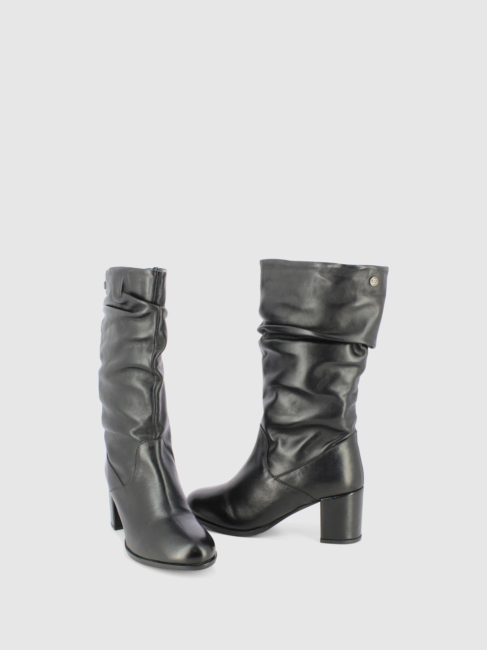 Botas com Fecho em Preto