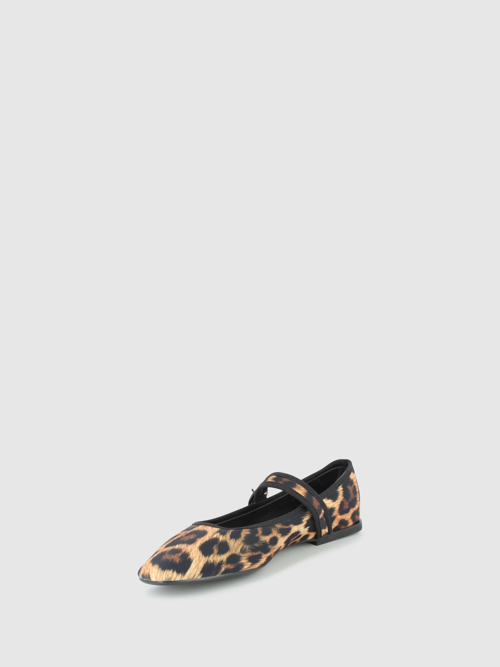 Sapatos com Fivela em Leopardo