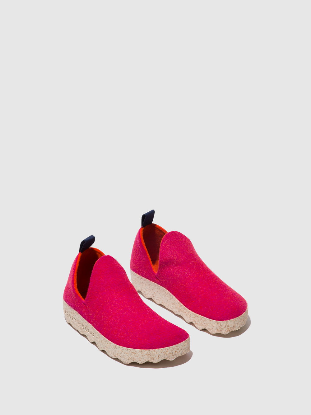 Sapatos com Ponta Redonda em Rosa