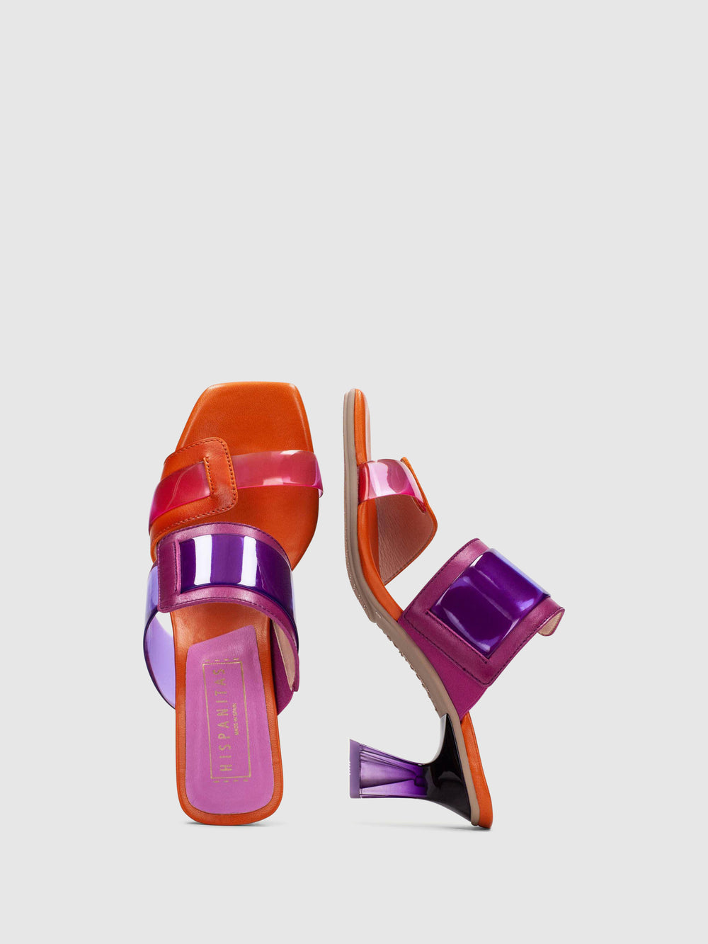 Sandálias de Salto em Multicolor
