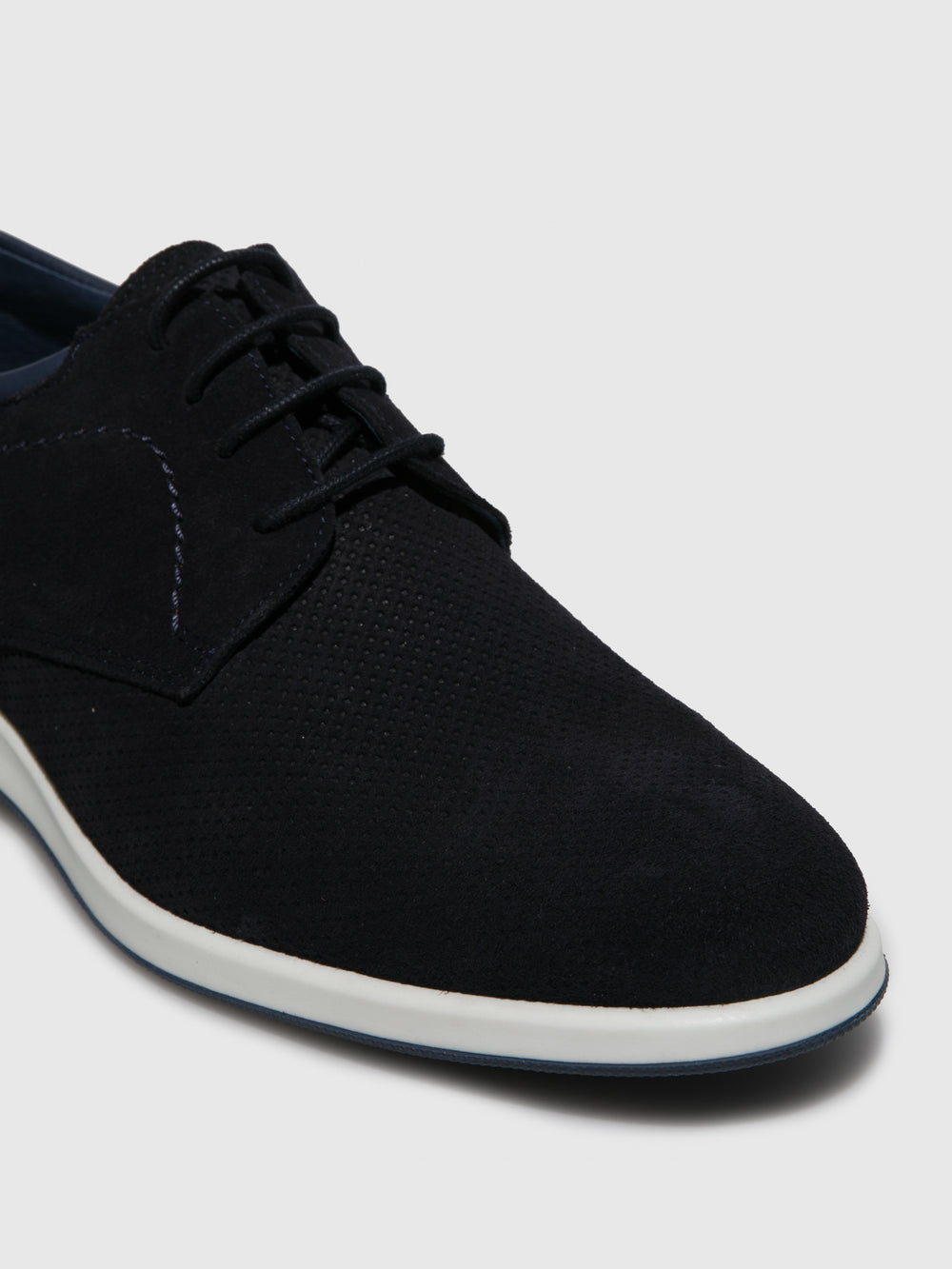Sapatos Derby em Azul Marinho