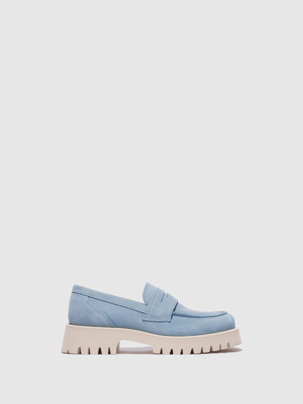 Sapatos Mocassins em Azul