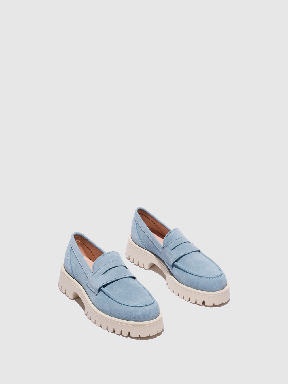 Sapatos Mocassins em Azul