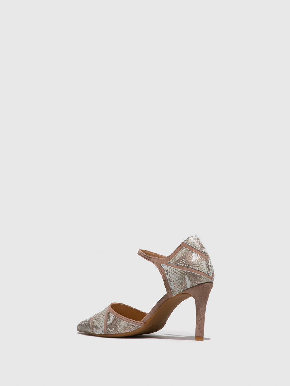 Sapatos Stilettos em Cinzento