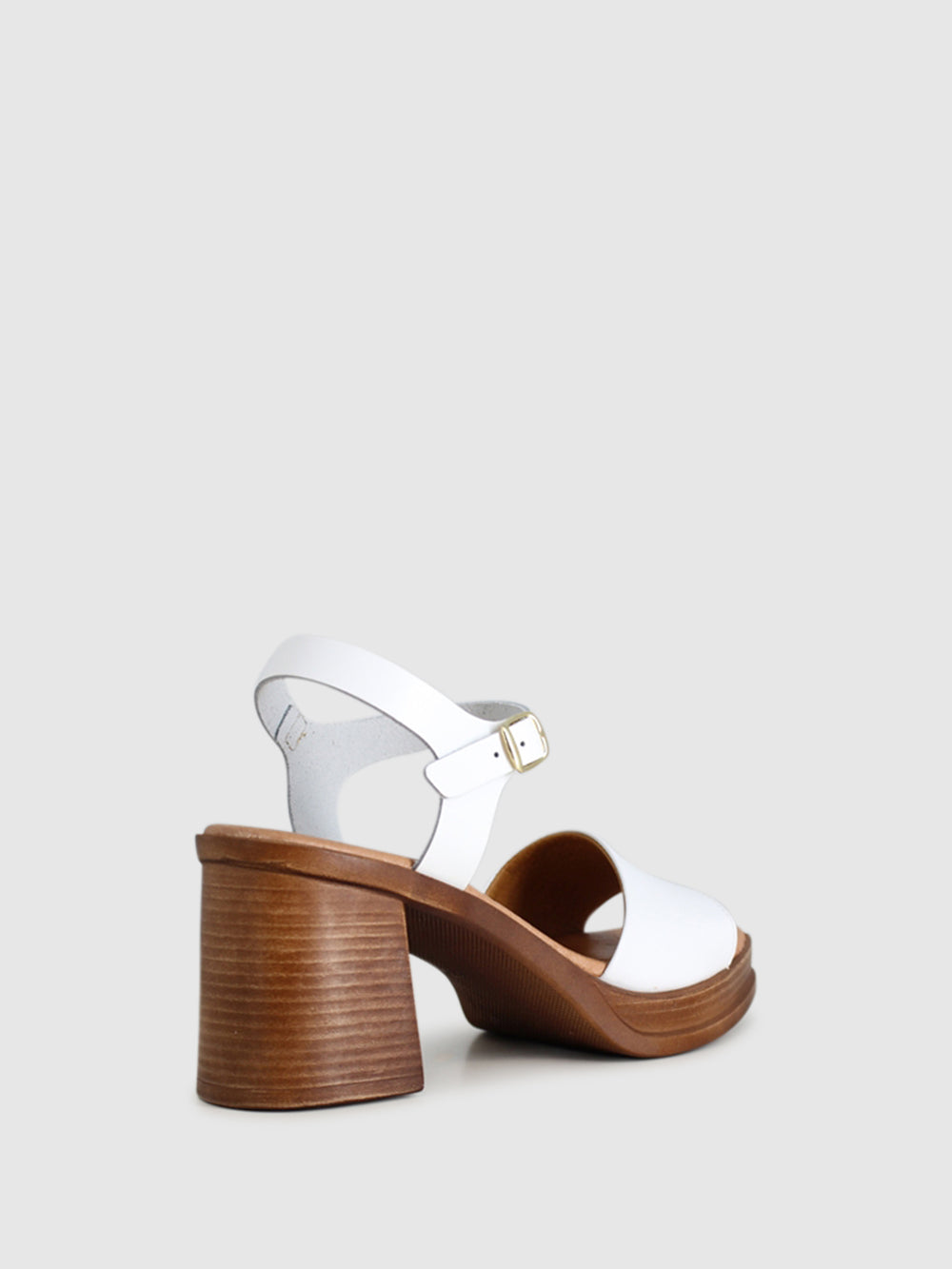 Sandálias de Plataforma em Branco