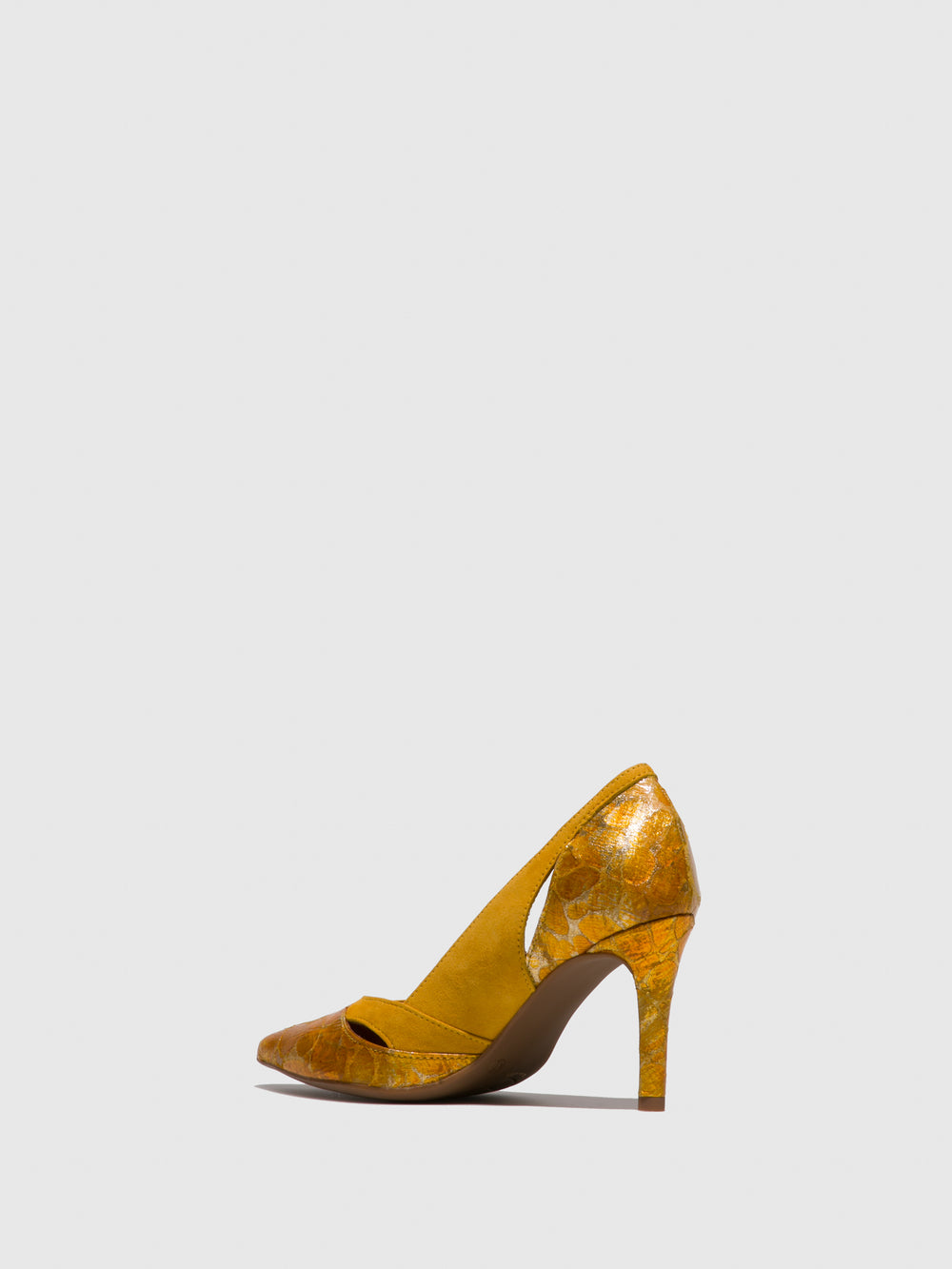 Sapatos Stilettos em Amarelo