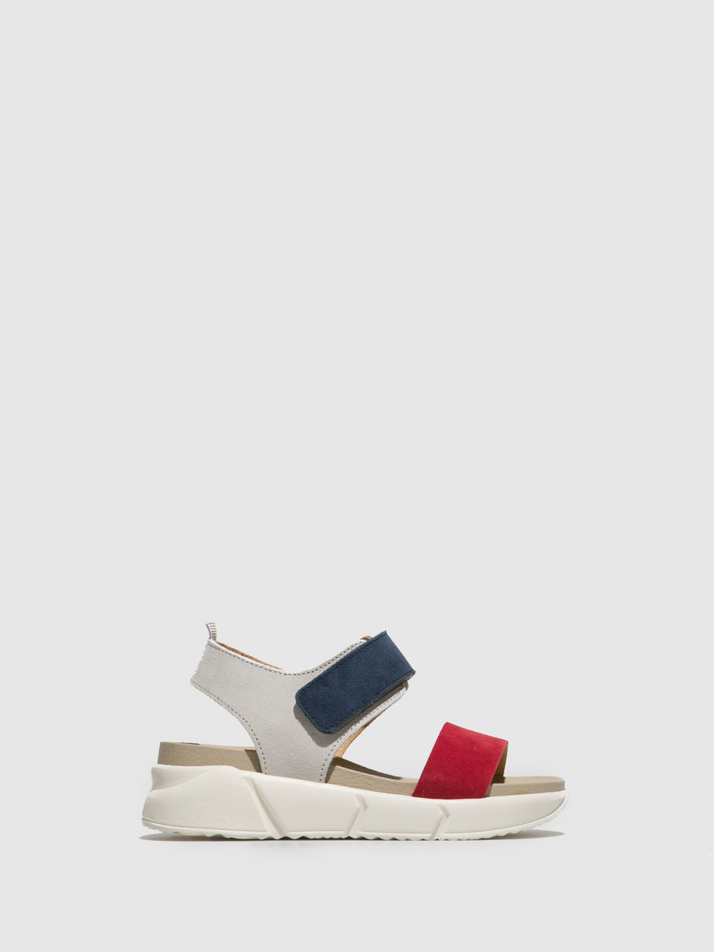 Sandálias com Velcro em Multicolor