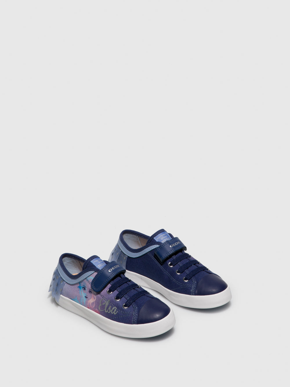 Ténis com Velcro em Azul Marinho