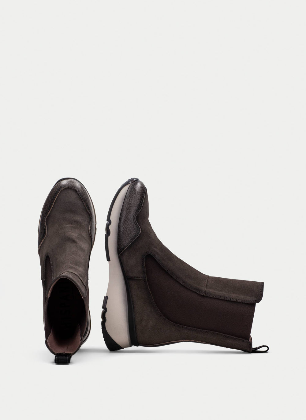 Botins com Fecho em Cinzento