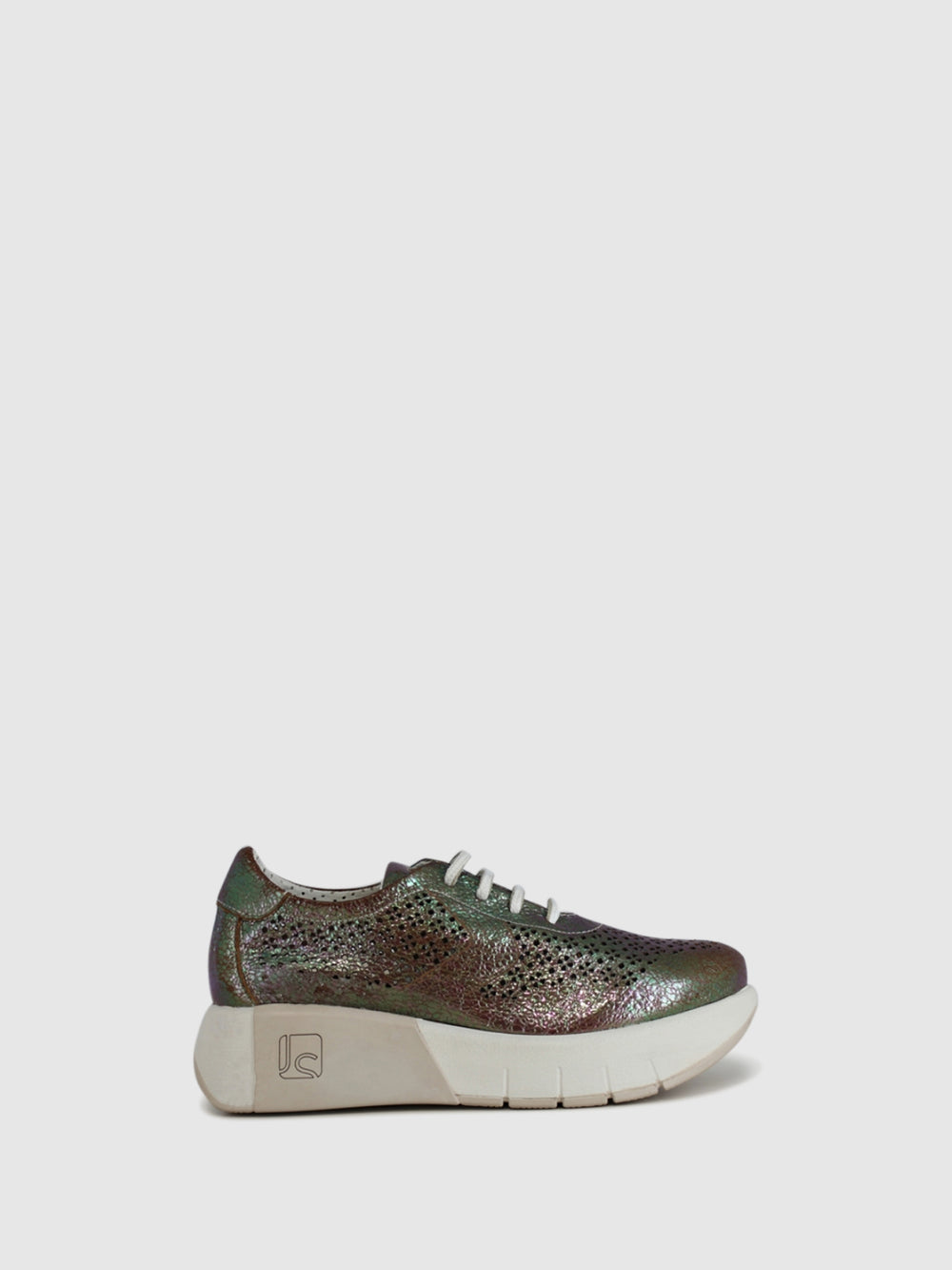 Sapatos com Atacadores em Cinzento Escuro