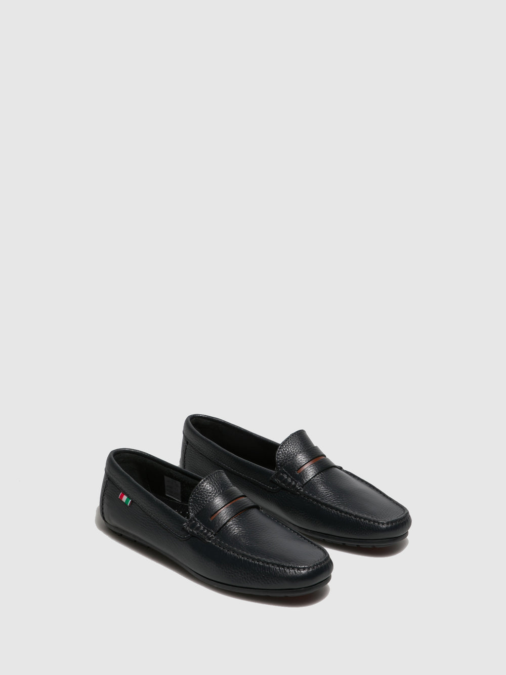Sapatos Mocassins em Azul Marinho