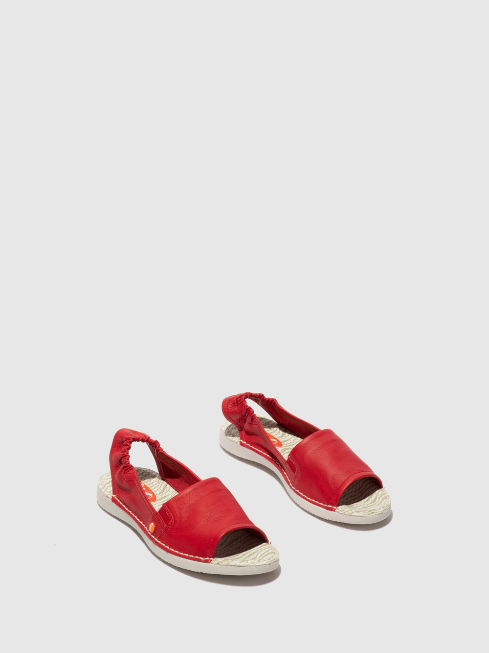 Sandálias com Tira no Calcanhar TEE430SOF SMOOTH CHERRY RED