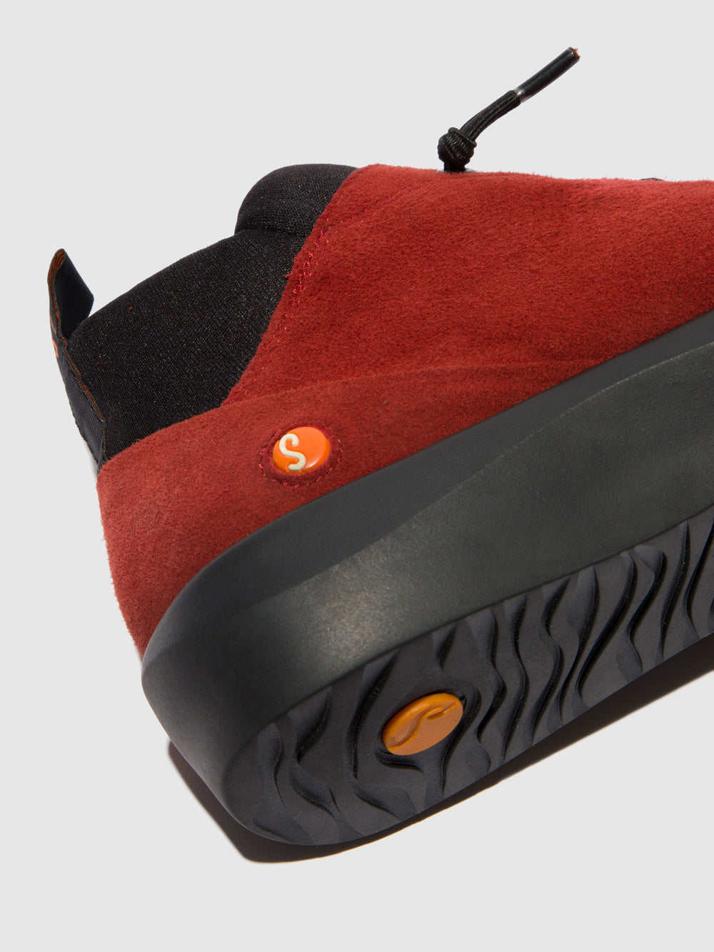 Ténis de Cano-Alto BIEL549SOF RED LEATHER