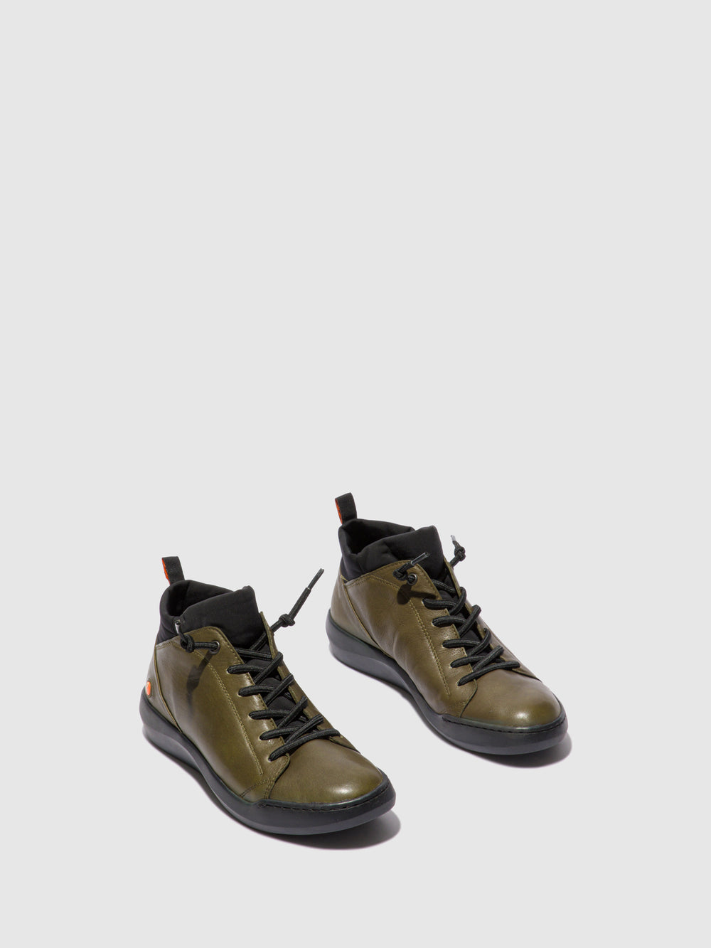Botins com Atacadores BIEL549SOF ARMY/BLACK NEOPRENE